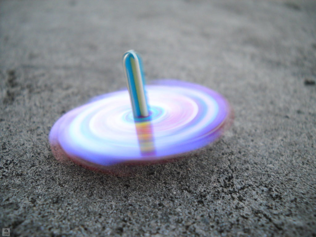 Teal Pumpkin treats: spinning tops