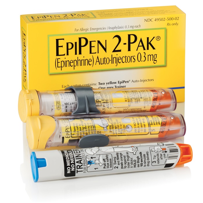 EpiPen brand epinephrine autoinjectors