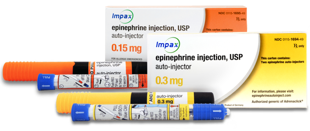 Adrenaclick generic epinephrine autoinjectors